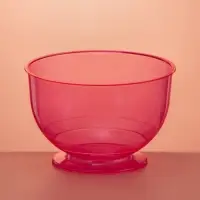 Креманка пластиковая одноразовая &laquo;Кристалл&raquo;, 200 мл, красная