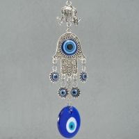 Подвеска от сглаза металл "Рука Фатимы" 19,5 см