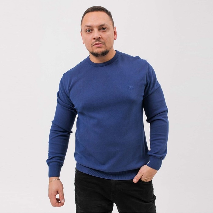 Джемпер мужской, цвет тёмно-синий, размер 54 (3XL) Джемпер мужской, цвет тёмно-синий, размер 54 (3XL)