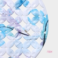 Коврик в раковину Доляна &laquo;Пёрышки&raquo;, 29&times;29 см