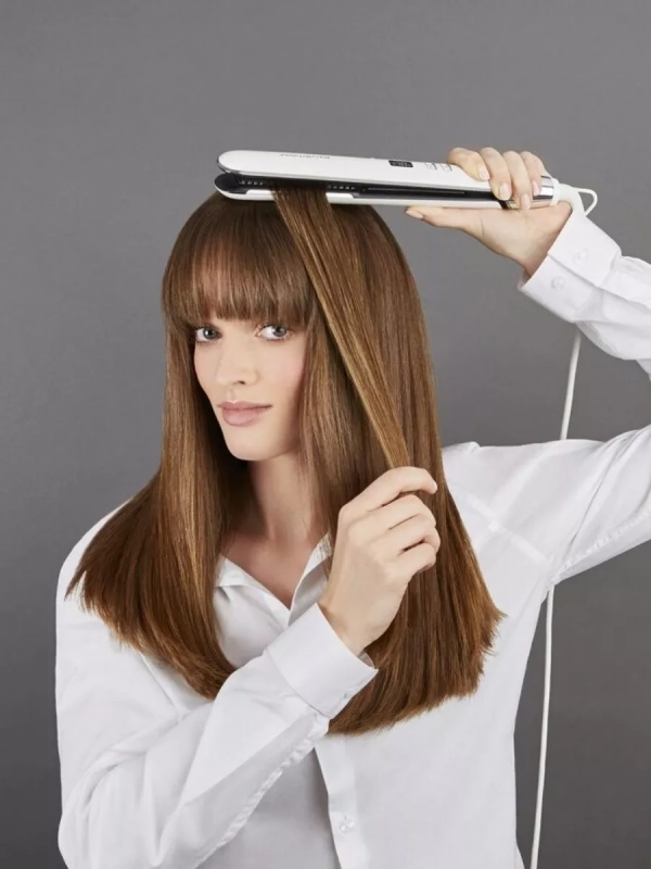 Выпрямитель для волос Volumizer SF4650F0, ЖК-дисплей, белый
