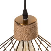 Светильник "Чертеж" 1х40Вт Е27 медь 20х20х20см