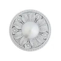 Крючок для штор CAPPIO KS031, d=95 мм, цвет серебро, 2 шт