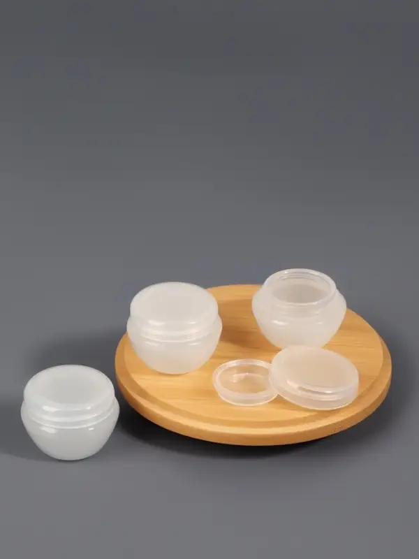 Баночка для хранения, 5 мл, фасовка - 3 шт., белая