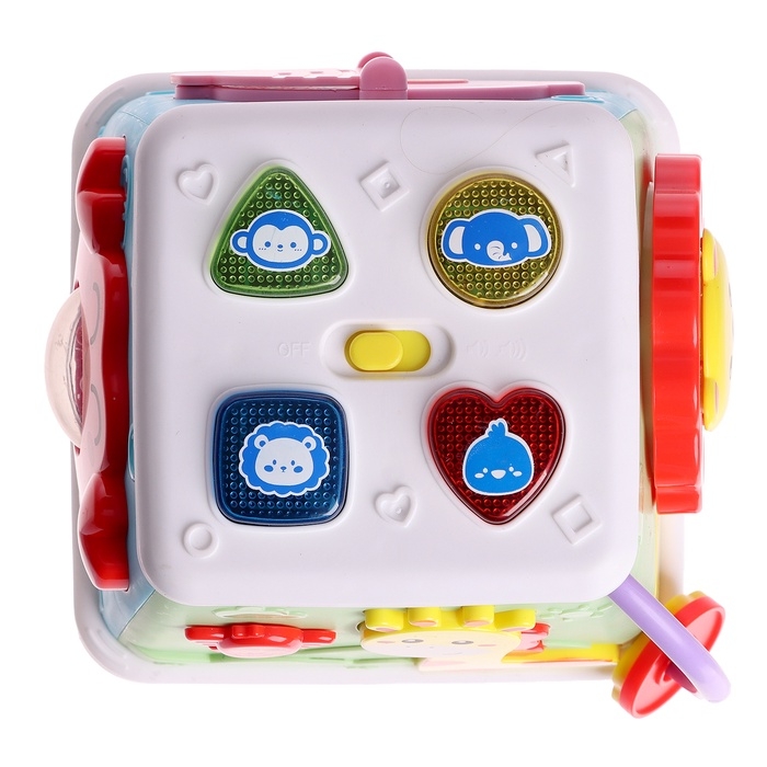 Музыкальная развивающая игрушка &laquo;Бизикубик&raquo;, звуковые и световые эффекты