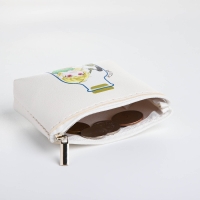 Кошелёк на молнии, цвет белый Кошелёк на молнии, цвет белый