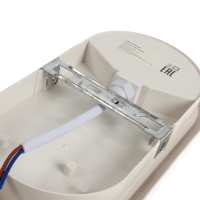 Светильник светодиодный с датичком движения, 15 Вт, IP54, 4000K, 220 В, овал