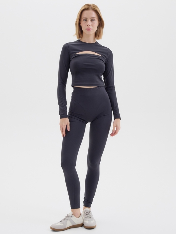 Рашгард женский MINAKU, цвет чёрный, р-р 42