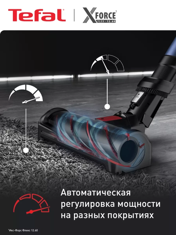 Беспроводной пылесос XForce Flex 12.60 TY98C0WO с насадками