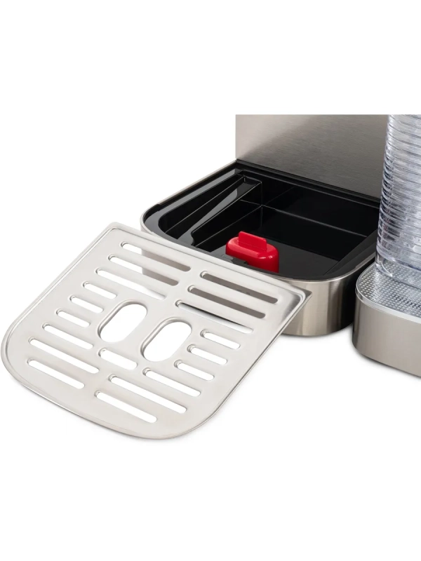 Кофеварка рожковая HEM-9999 серебристый