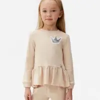 Термоаппликация &laquo;Корона&raquo;, с пайетками, 8&times;5.8 см, цвет серебряный