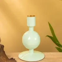 Подсвечник на 1 свечу "Мята" с 1 сферой 7,5х7,5х11,5 см