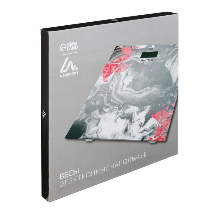 Весы напольные Luazon LVE-020, электронные, до 180 кг, 2хAAА (не в комплекте) Весы напольные Luazon LVE-020, электронные, до 180 кг, 2хAAА (не в комплекте)