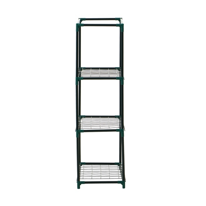 Парник-стеллаж, 3 полки, 80 × 24 × 46 см, металлический каркас d = 12 мм, чехол плёнка 80 мкм, Greengo Парник-стеллаж, 3 полки, 80 × 24 × 46 см, металлический каркас d = 12 мм, чехол плёнка 80 мкм, Greengo