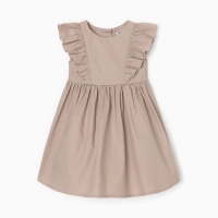 Платье для девочки MINAKU, цвет бежевый, рост 122 см Платье для девочки MINAKU, цвет бежевый, рост 122 см