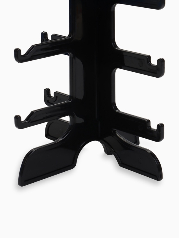 Подставка под очки 6 мест, 16&times;14,5&times;35,5, оргстекло, цвет чёрный