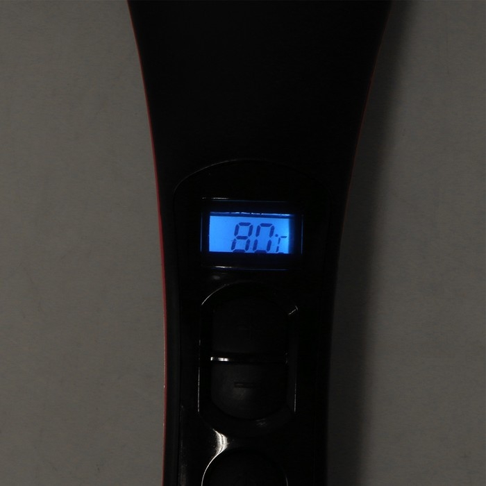 Расческа Luazon LR-02, электрическая, 50 Вт, дисплей, регулировка t, 220 В, розовая Расческа Luazon LR-02, электрическая, 50 Вт, дисплей, регулировка t, 220 В, розовая