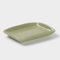 Масленка Доляна "Зайка" цвет белый  17х12х8,5 см