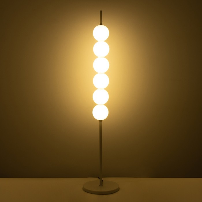 Торшер "Тапиока" 6хLED 20Вт 4000К белый 28х28х140см