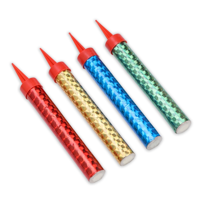 Свеча фонтан Свеча фонтан "Радужные искры", 4 шт, 10 см, цветное пламя 30 сек