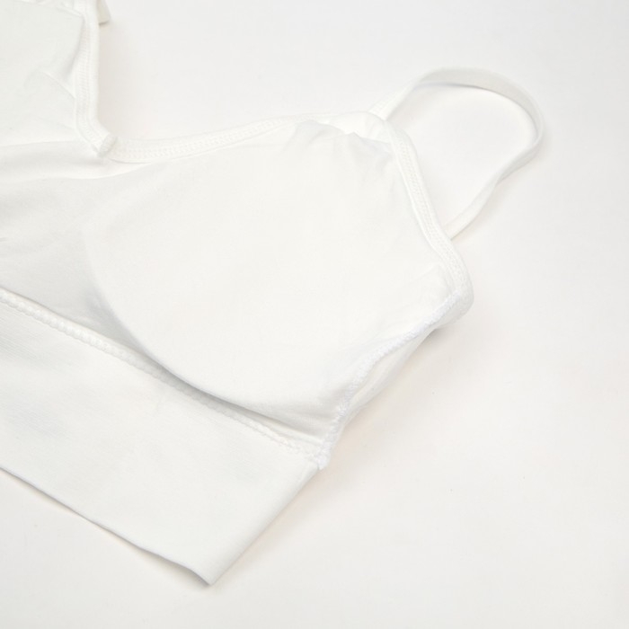 Комплект женский (топ, трусы) цвет белый, размер 42-44