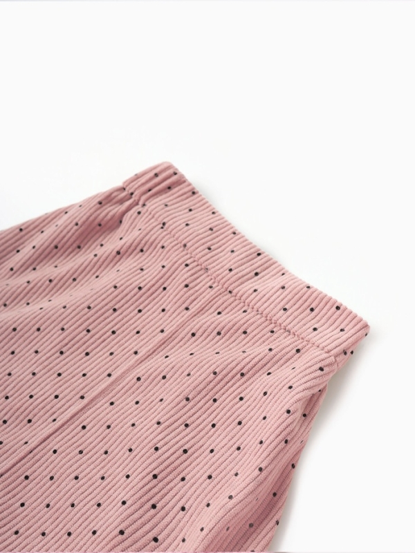 Юбка детская Крошка Я "Горошек", рост 86-92 см, розовый