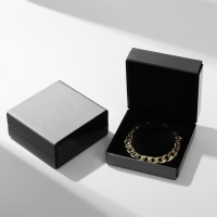 Футляр под браслеты/часы «Премиум», 10×10, цвет серый графит Футляр под браслеты/часы «Премиум», 10×10, цвет серый графит