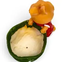 Фигурное кашпо 13 х 10 х 15см  "Зайка с мешком"