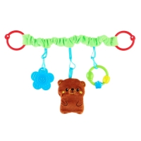 Растяжка - погремушка мягкая на кроватку/коляску &laquo;Мишка&raquo;, Крошка Я