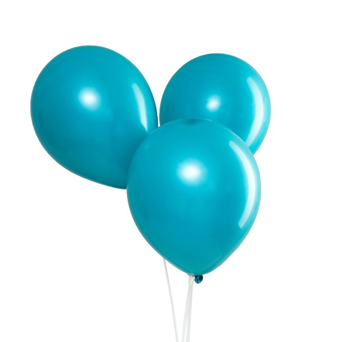 Шар латексный 12 Шар латексный 12", пастель, набор 50 шт., цвет бирюзовый