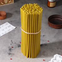 Свечи церковные медовые №20, упаковка 2кг, парафин + медовое масло Свечи церковные медовые №20, упаковка 2кг, парафин + медовое масло