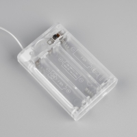 Светодиодная лента Luazon Lighting 3 м, IP20, SMD2835, 30 LED/м, батарейки 3хАА (нет в комплекте), 6000К