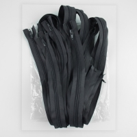 Молния &laquo;Спираль&raquo;, №7, разъёмная, 2 бегунка, замки автомат, 120 см, цвет тёмно-серый, цена за 1 штуку