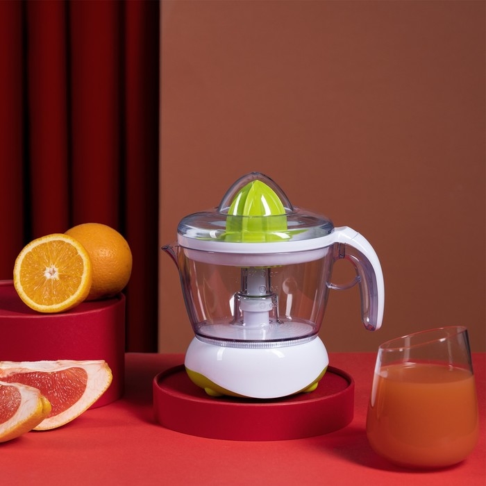 Соковыжималка Luazon LJE-001, для цитрусовых, 40 Вт, 0,7 л, бело-оранжевая Соковыжималка Luazon LJE-001, для цитрусовых, 40 Вт, 0,7 л, бело-оранжевая