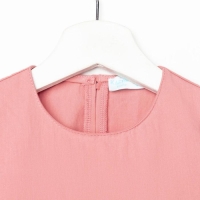 Платье детское с карманом KAFTAN, р. 32 (110-116), коралловый Платье детское с карманом KAFTAN, р. 32 (110-116), коралловый