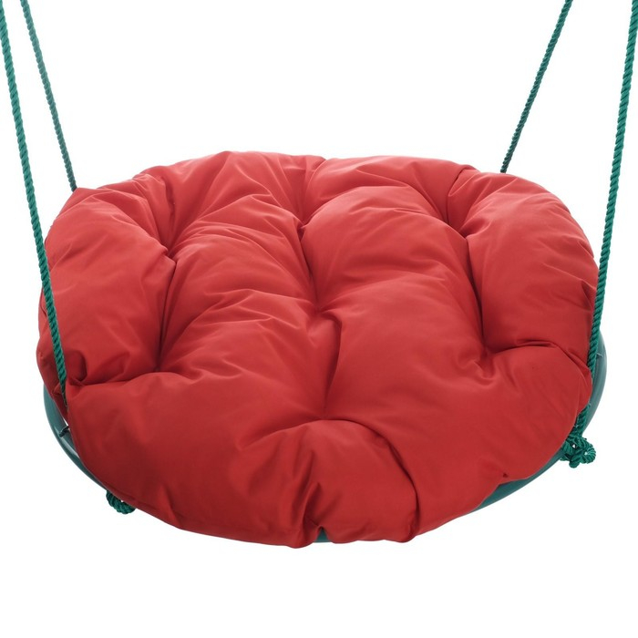 Качели Качели "Гнездо" с подушкой d 90 см, макс нагрузка 80 кг, красная подушка