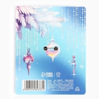 Значок новогодний &laquo;Змейка&raquo; 3,8 х 3,9 см