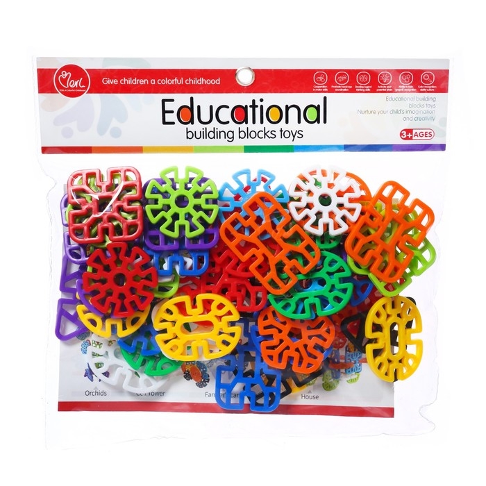 Конструктор обучающий &laquo;Объёмный пазл&raquo;, 40 деталей