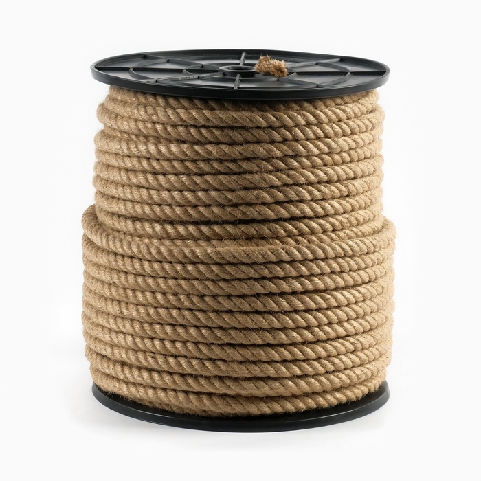 Канат джутовый 14 мм (100 м) катушка Канат джутовый 14 мм (100 м) катушка