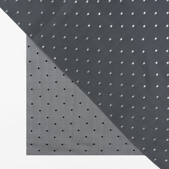 Ткань подкладочная «Горох», двусторонняя, 100 % вискоза, 1 × 1,4 м, цвет серый Ткань подкладочная «Горох», двусторонняя, 100 % вискоза, 1 × 1,4 м, цвет серый