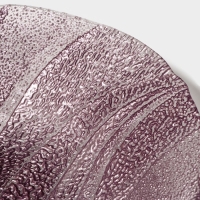 Тарелка стеклянная &laquo;Драхна&raquo;, d=21 см, цвет бордовый