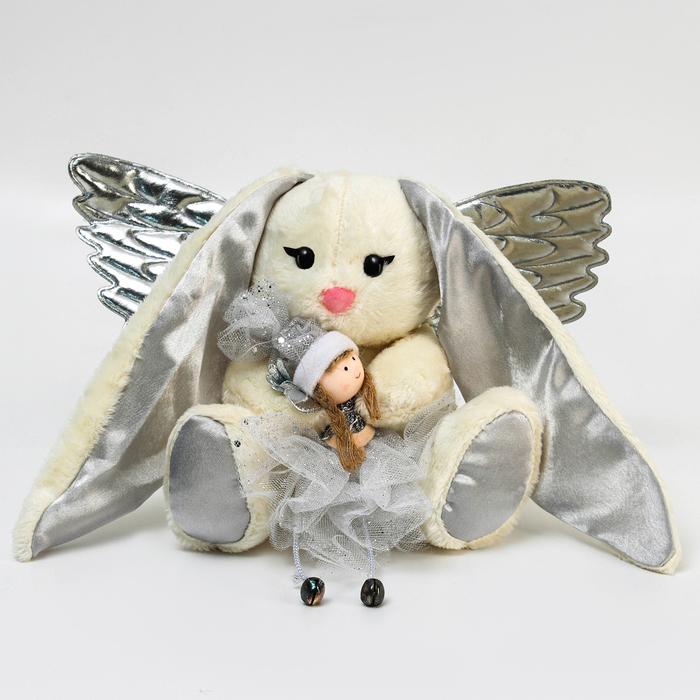 Новогодняя мягкая игрушка &laquo;Ангельская Li&raquo;, заяц, 25 см, на новый год