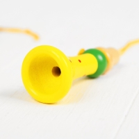 Музыкальная игрушка &laquo;Дудочка на верёвочке&raquo;, цвета микс