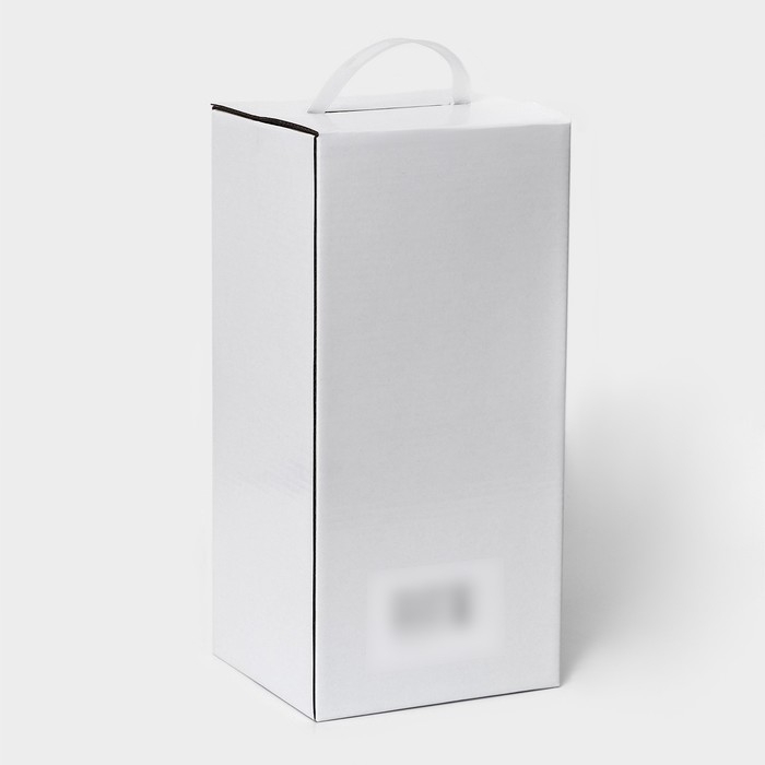 Набор кухонный на подставке &laquo;Изгиб&raquo;, 4 предмета: 3 ножа, овощечистка, + нож в подарок, цвет красный