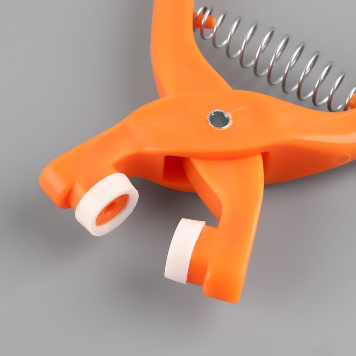 Щипцы для установки открытых рубашечных кнопок d = 9,5 мм, с кнопками 100 шт, в органайзере, цвет МИКС Щипцы для установки открытых рубашечных кнопок d = 9,5 мм, с кнопками 100 шт, в органайзере, цвет МИКС