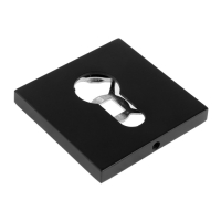 Накладка дверная к ручкам LOCKLAND PRO, цвет черный Накладка дверная к ручкам LOCKLAND PRO, цвет черный