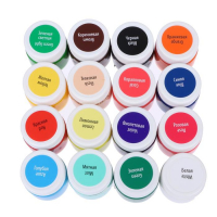 Краска по ткани, набор 16 цветов х 15 мл, ЗХК "Я - Художник!", акриловая на водной основе (228411819) Краска по ткани, набор 16 цветов х 15 мл, ЗХК "Я - Художник!", акриловая на водной основе (228411819)