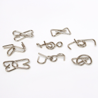 Головоломка металлическая &laquo;Деньги мира&raquo;, набор 8 шт.