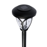 Садовый светильник на солнечной батарее &laquo;Ретро&raquo;, 10 &times; 39 &times; 10 см, 1 LED, свечение белое