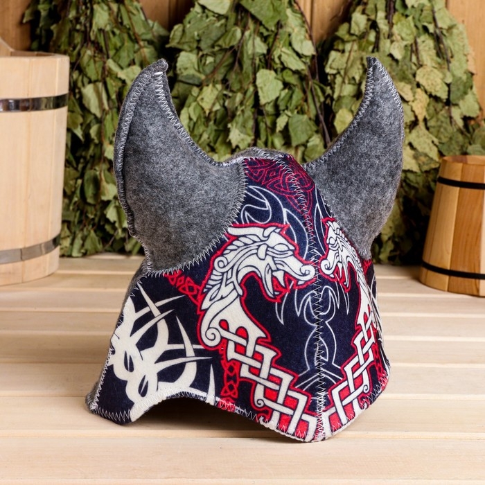 Шапка для бани Шапка для бани "Викинг" дракон